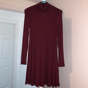 Lulus turtleneck swing dress